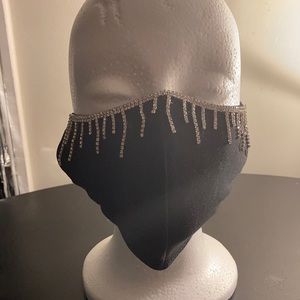 Homemade clean rhinestone mask.